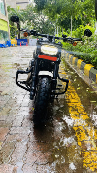 White Harley Davidson Fat Bob