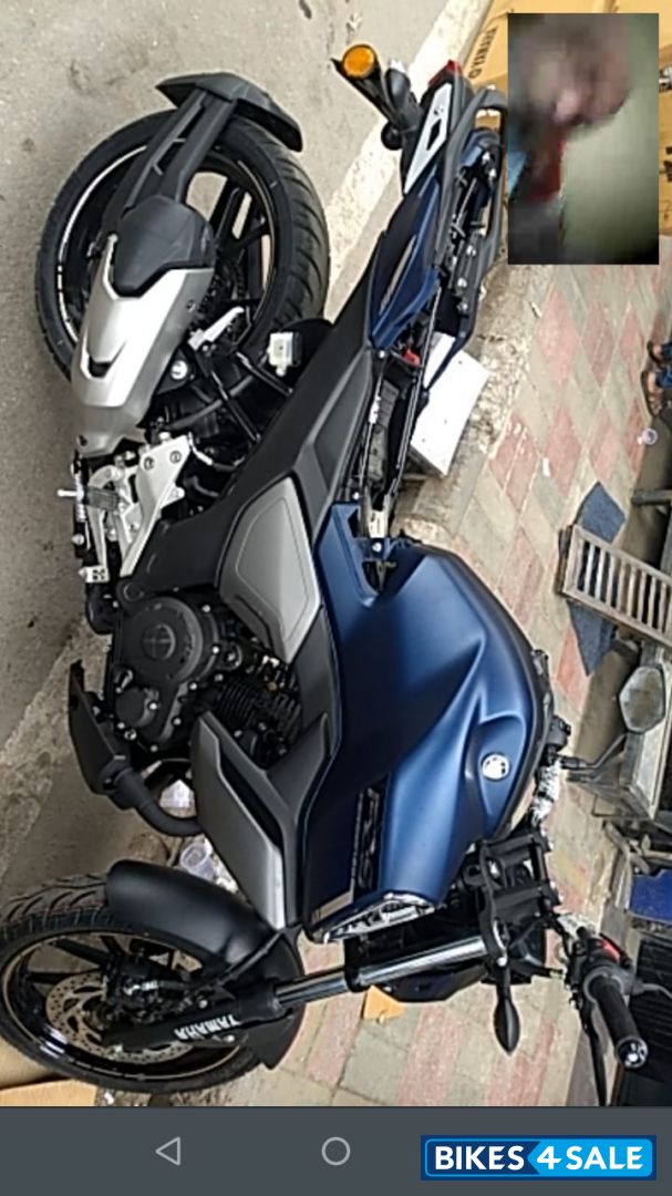 Blue Yamaha FZ-S FI V3 BS6