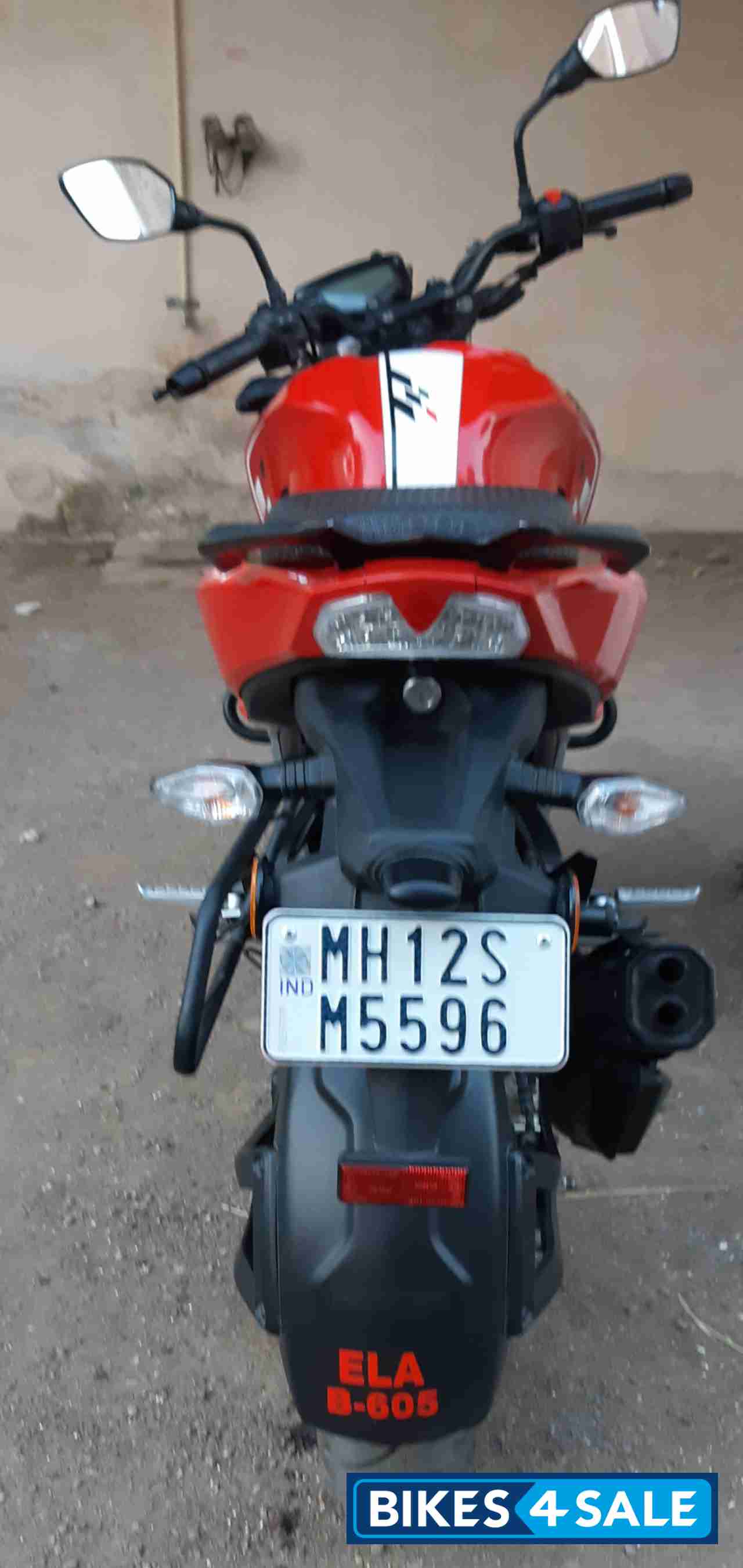 Racing Red TVS Apache RTR 160 4V BS6