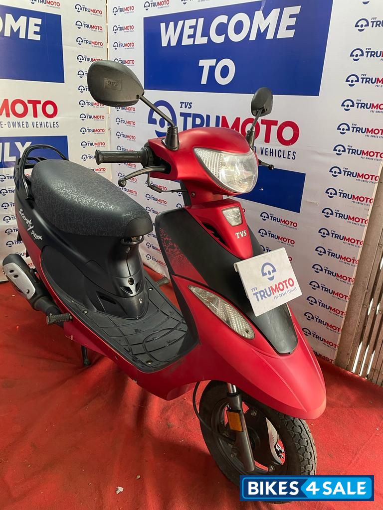 Red & Black TVS Scooty Pep Plus