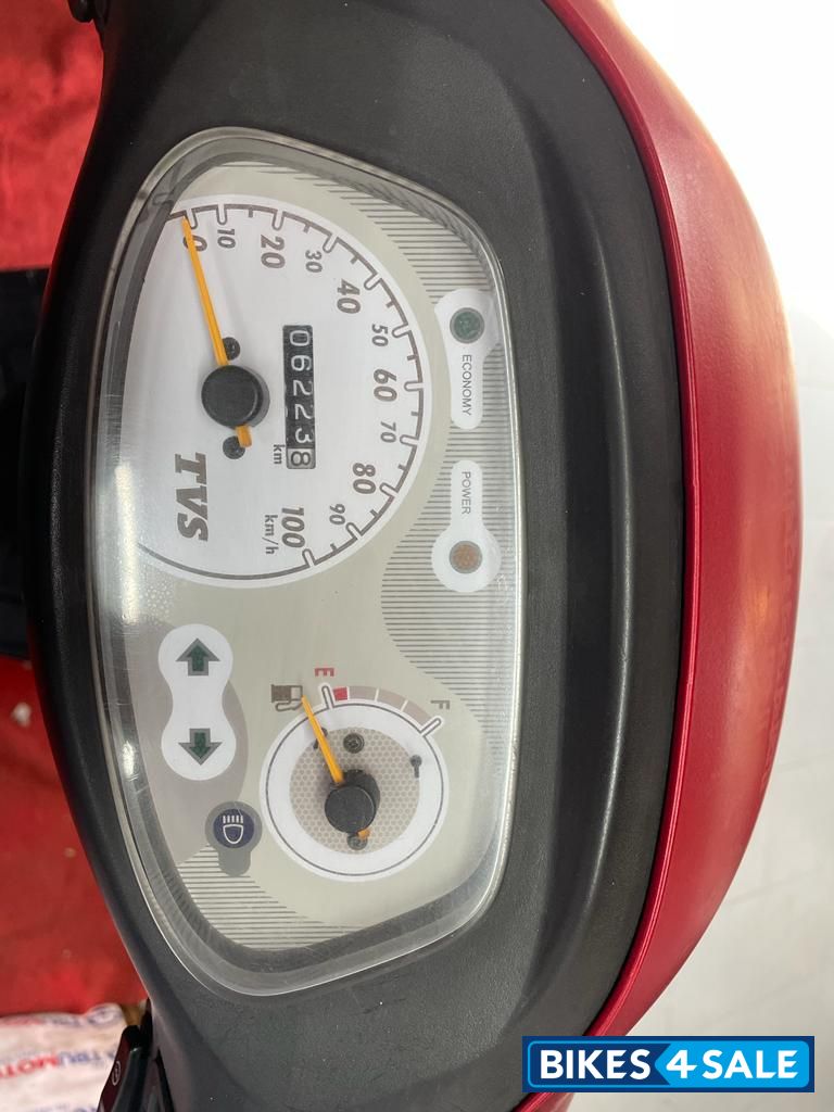 Red & Black TVS Scooty Pep Plus