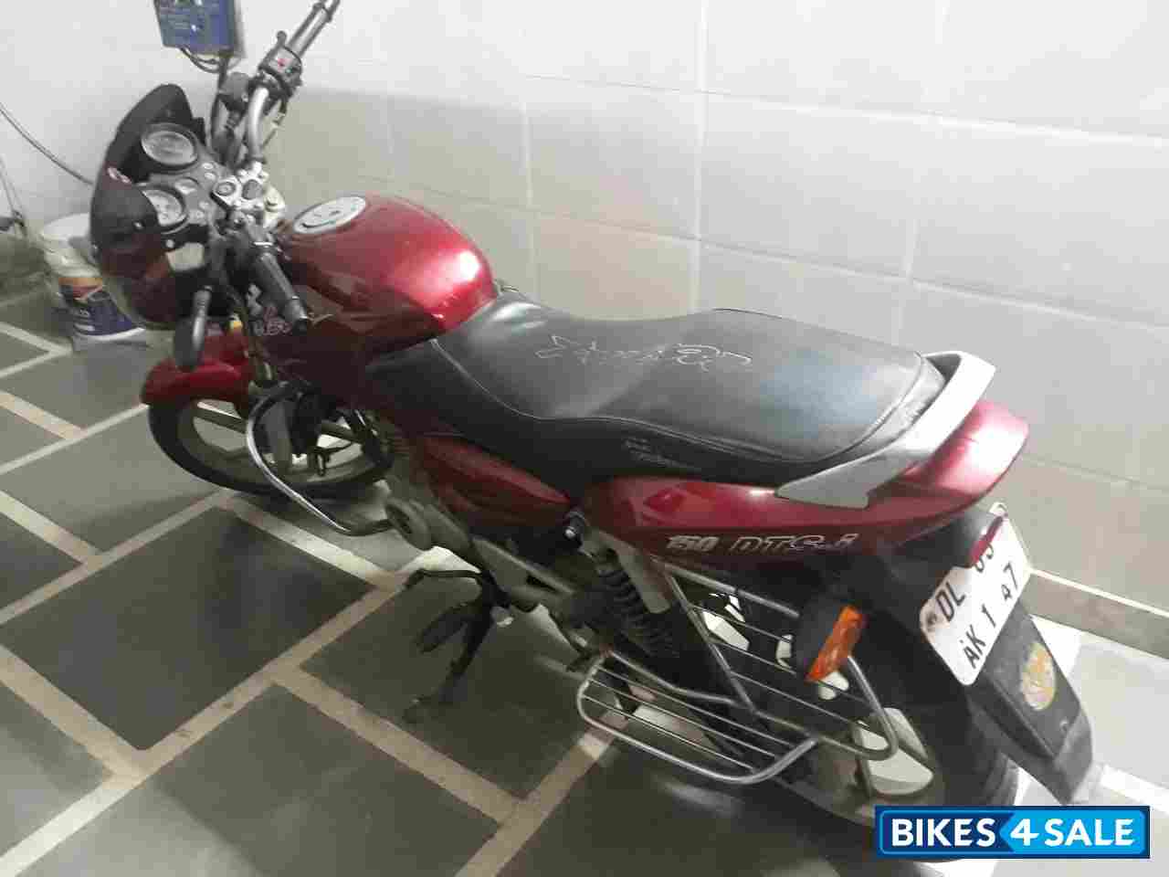 Flame Red Bajaj Pulsar 150 DTSi