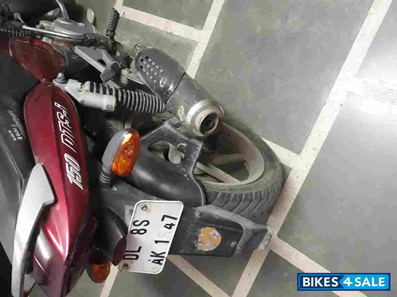Flame Red Bajaj Pulsar 150 DTSi
