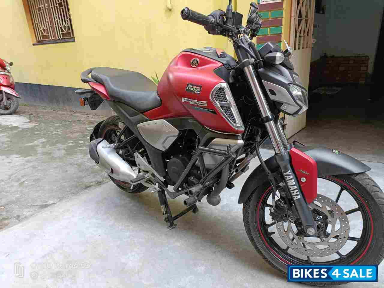 Matt Red Yamaha FZ FI V3 BS6