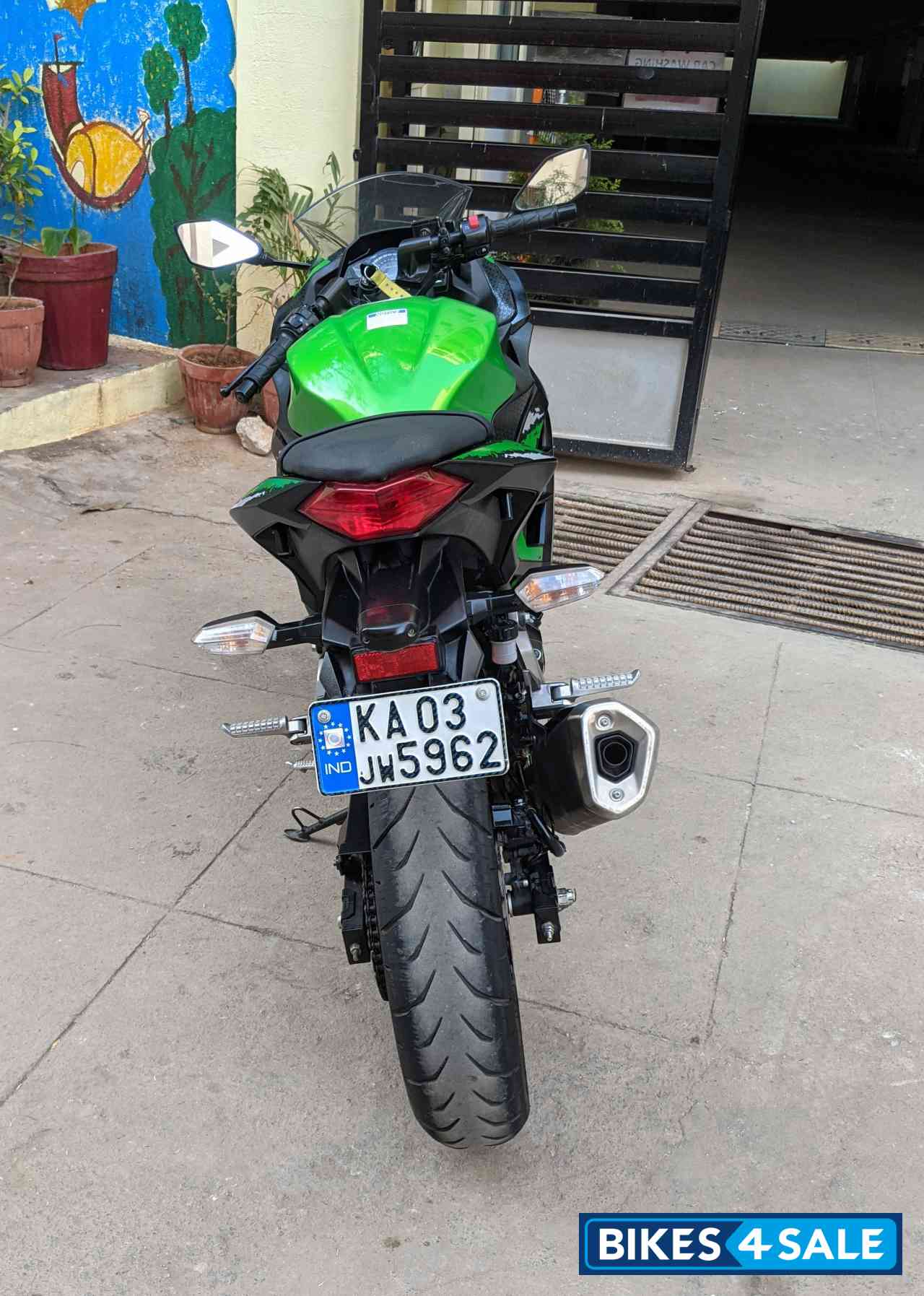 Green Kawasaki Ninja 300R
