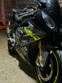 White And Black BMW S 1000 RR