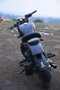 Mat Black Regal Raptor Bobber 350