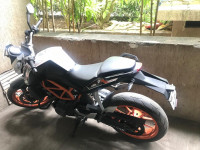 White KTM Duke 390