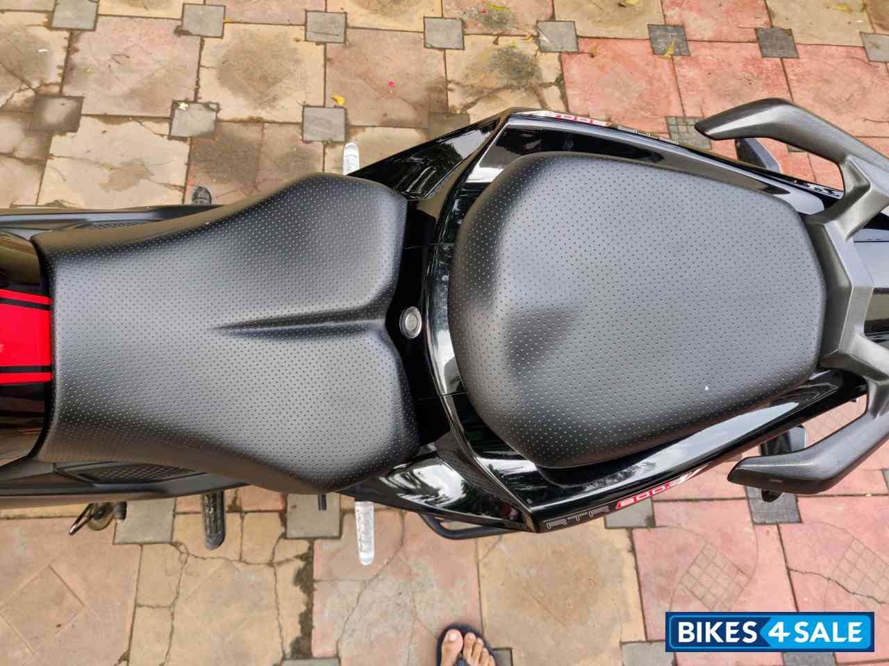 Black TVS Apache RTR 200 4V ABS