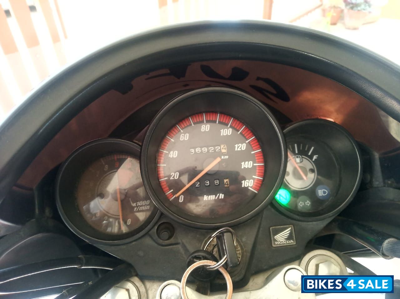 Black Honda CB Unicorn