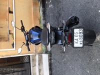 Blue Yamaha FZS 25