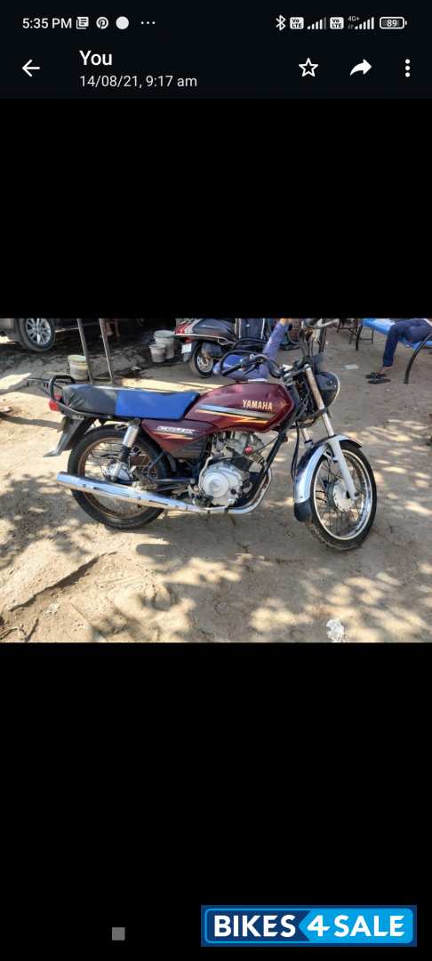 Maroon Yamaha Crux