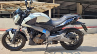 White Bajaj Dominar 400 ABS BS6