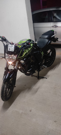 Black And Green Yamaha FZ-S