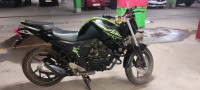 Black And Green Yamaha FZ-S