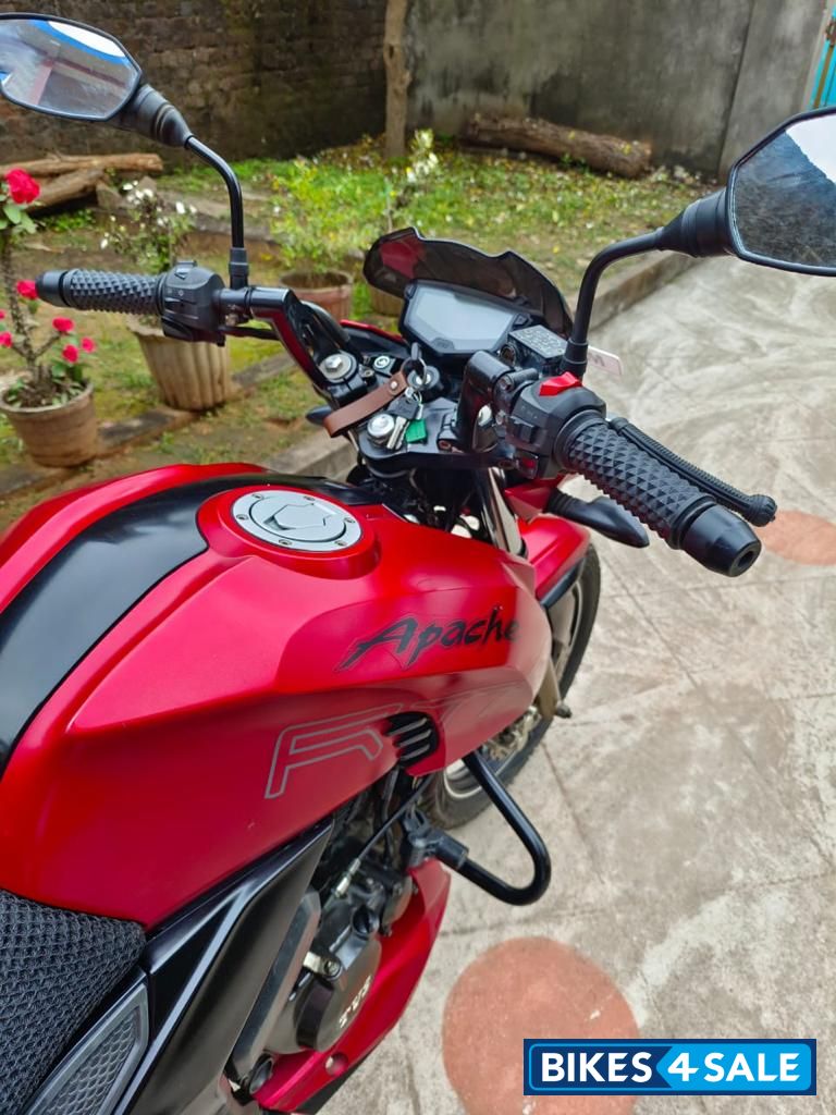 Matt Red TVS Apache RTR 200 4V