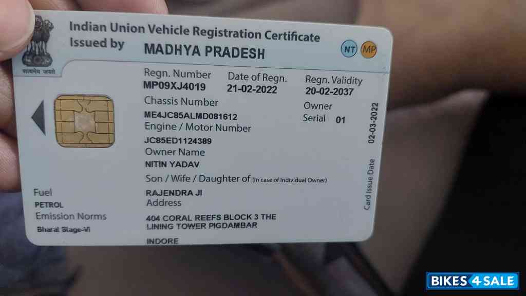 Black Honda Shine BS6