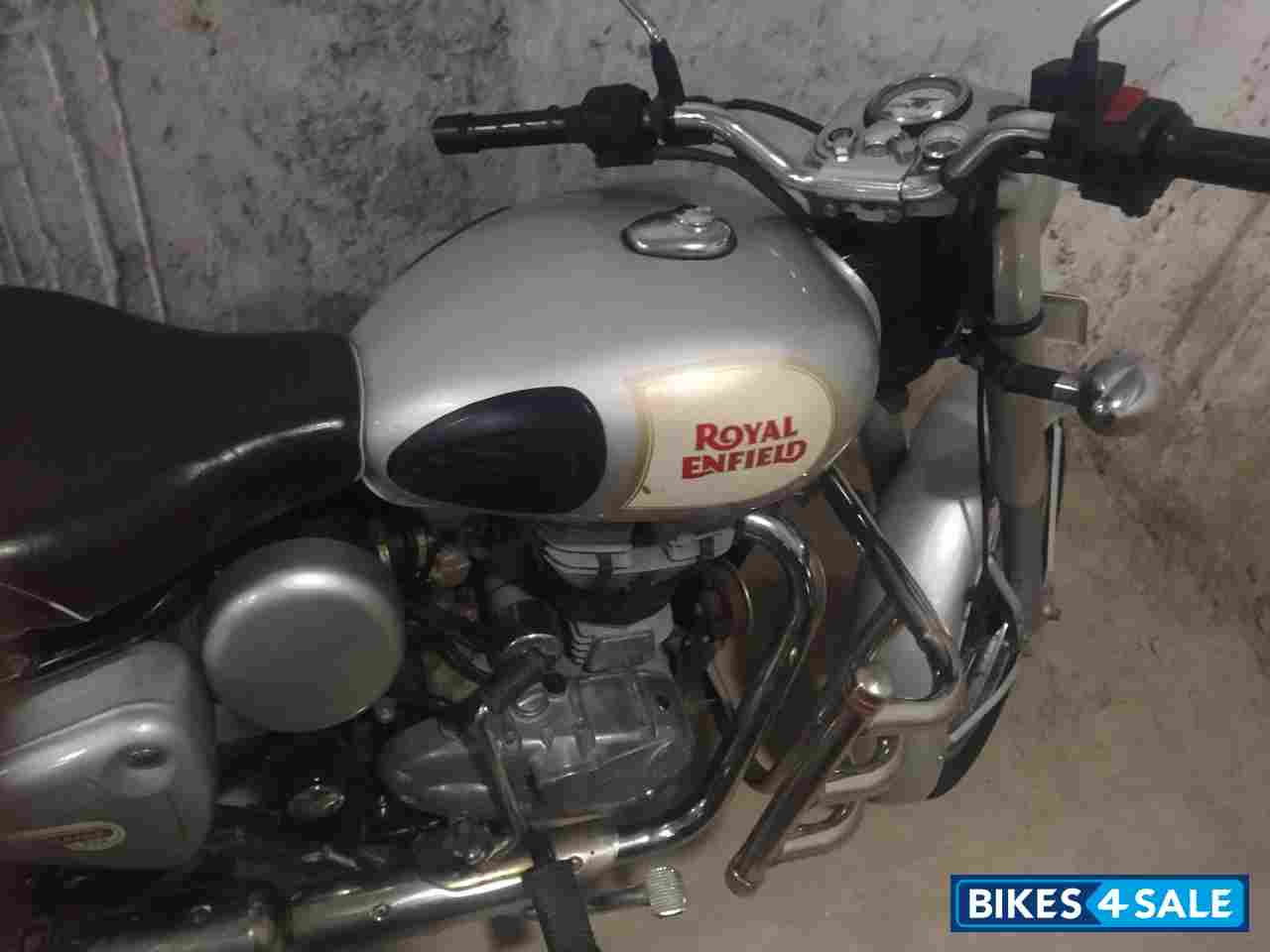 Silver Royal Enfield Classic 350