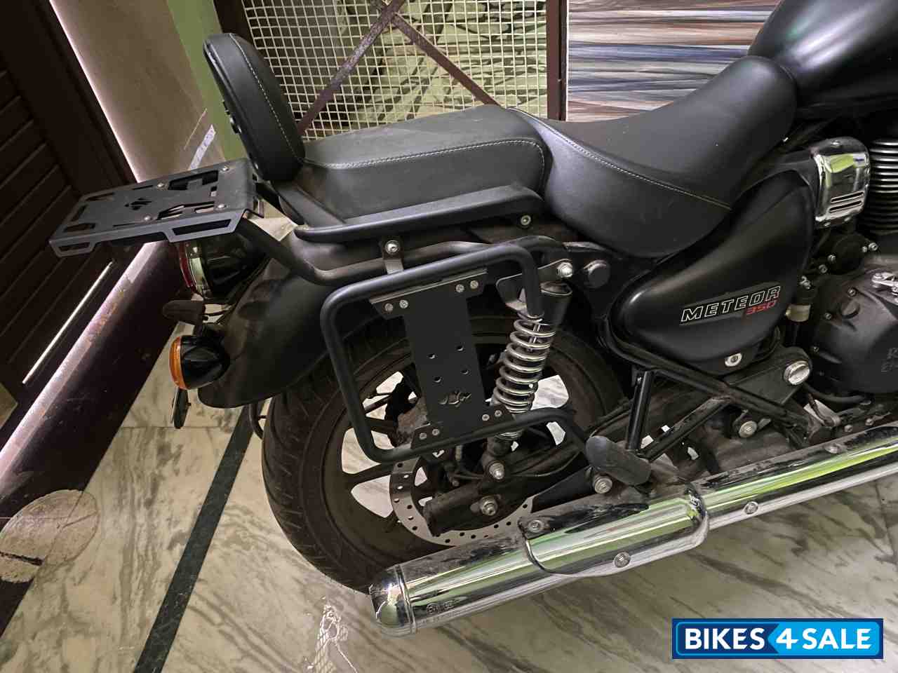 Matt Black Royal Enfield Meteor 350 Stellar