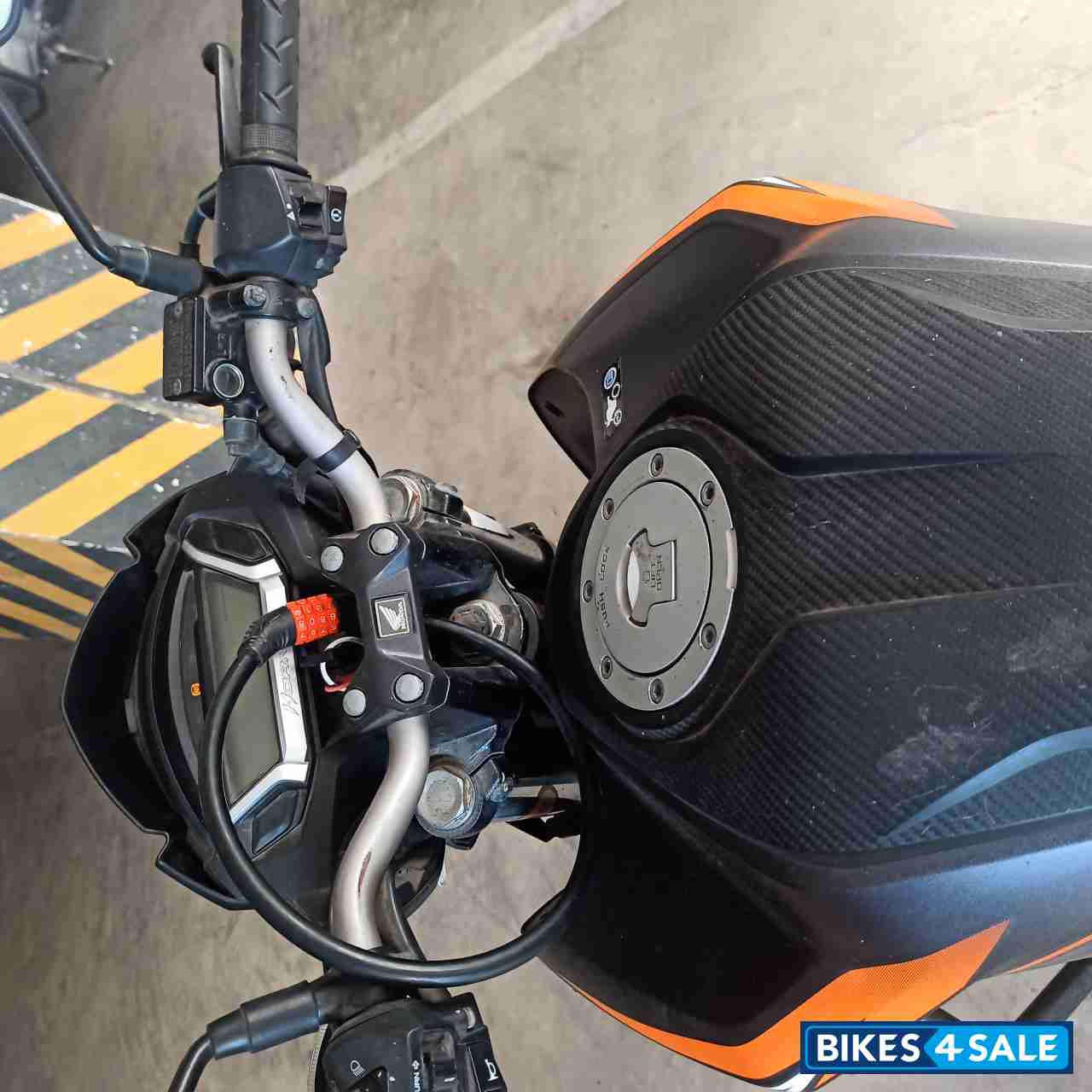 Orange And Black Honda CB Hornet 160R ABS