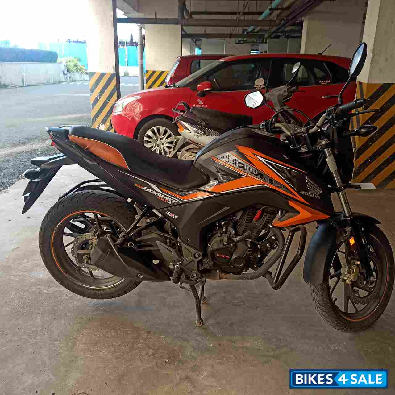 Orange And Black Honda CB Hornet 160R ABS