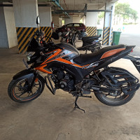 Orange And Black Honda CB Hornet 160R ABS