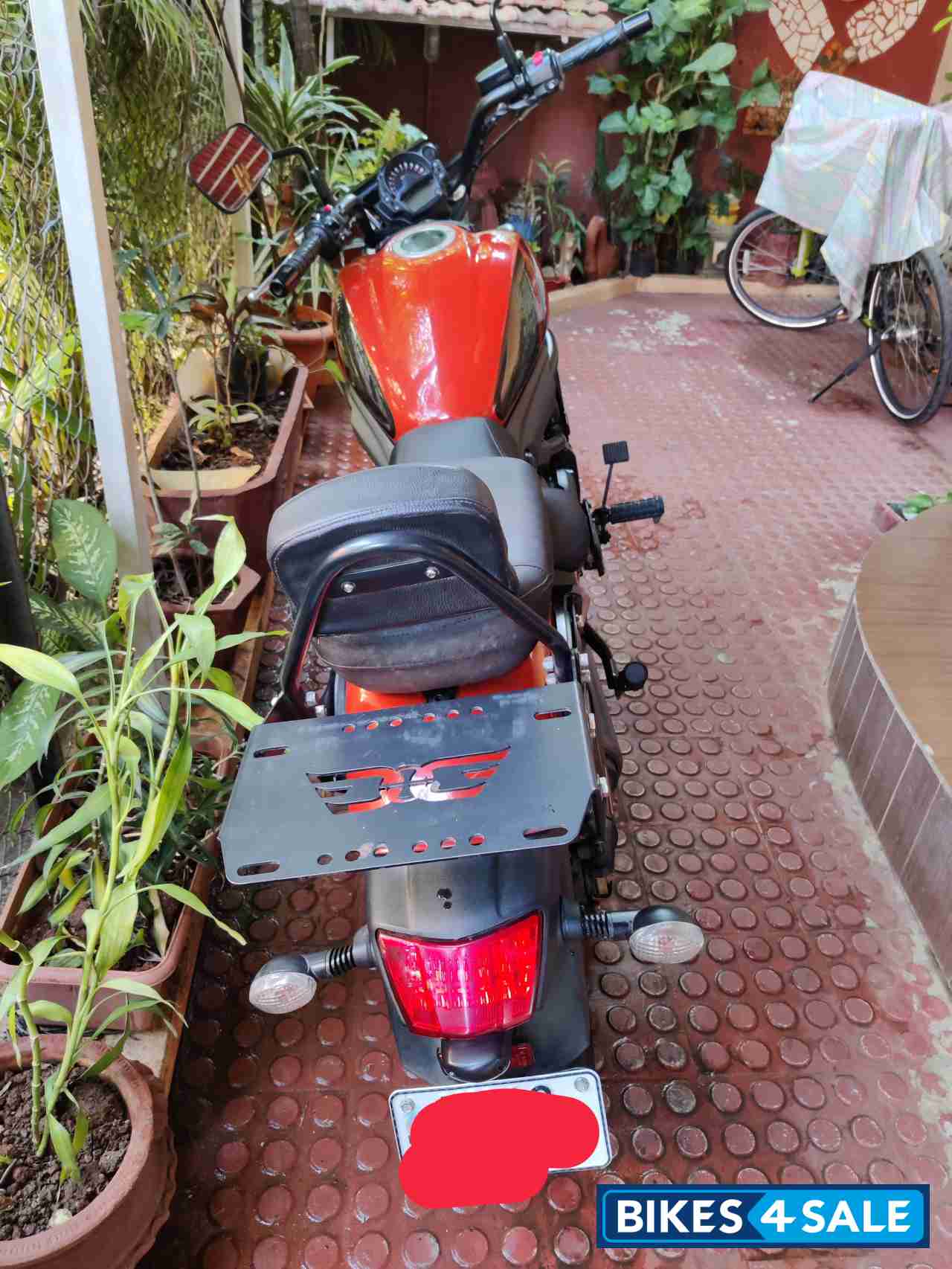 Lava Orange Kawasaki Vulcan S 650