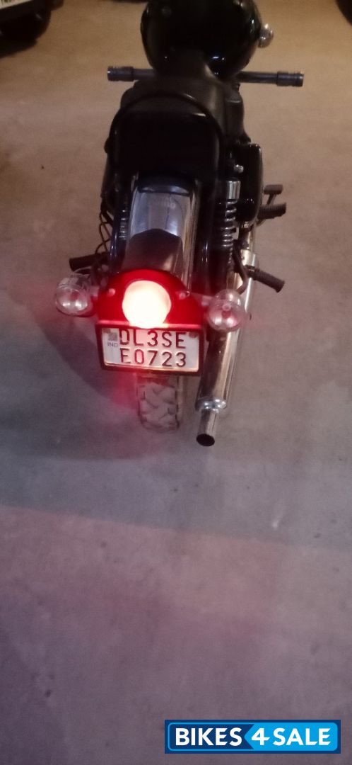 Black Royal Enfield Bullet Electra