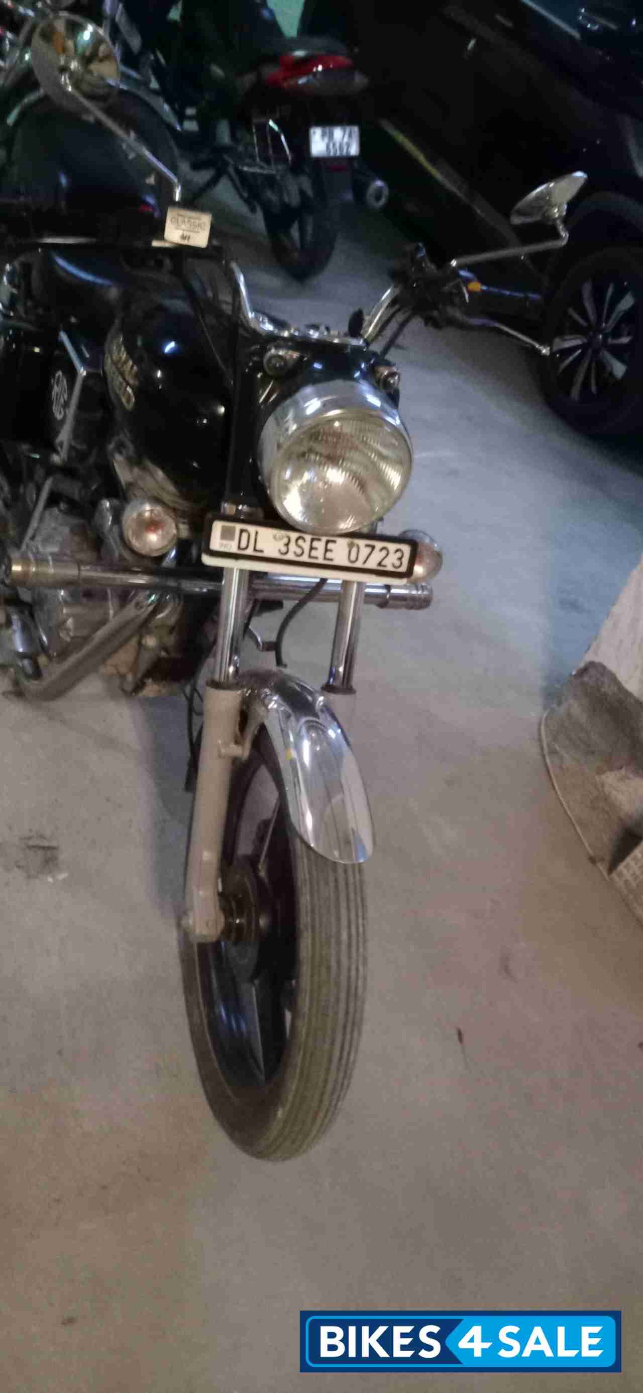 Black Royal Enfield Bullet Electra