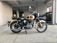 Tan Royal Enfield Classic 500
