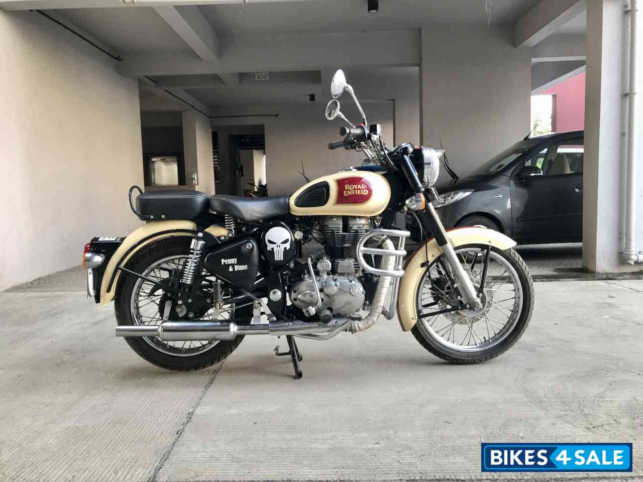 Tan Royal Enfield Classic 500