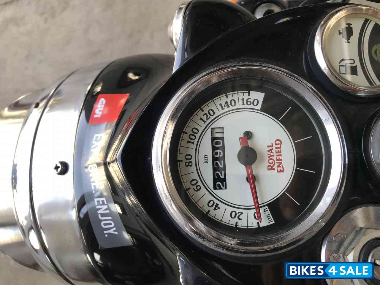 Tan Royal Enfield Classic 500