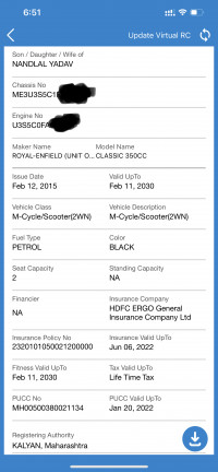 Black Royal Enfield Classic 350