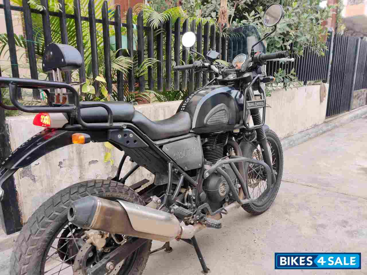 Black Royal Enfield Himalayan