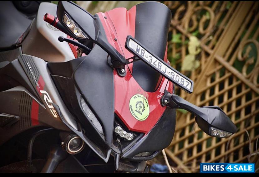 Red Yamaha YZF R15 V3
