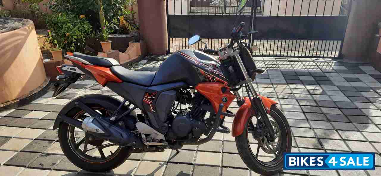 Orange And Black Yamaha FZ-S FI V2
