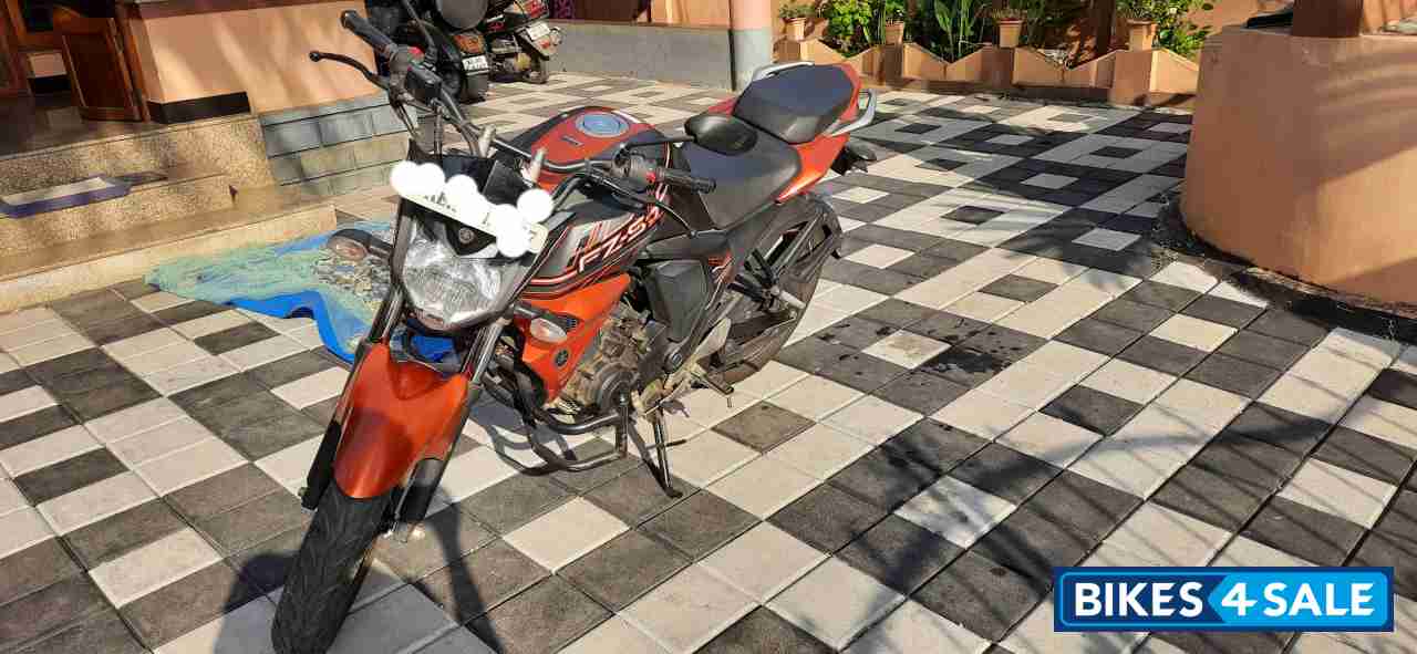 Orange And Black Yamaha FZ-S FI V2