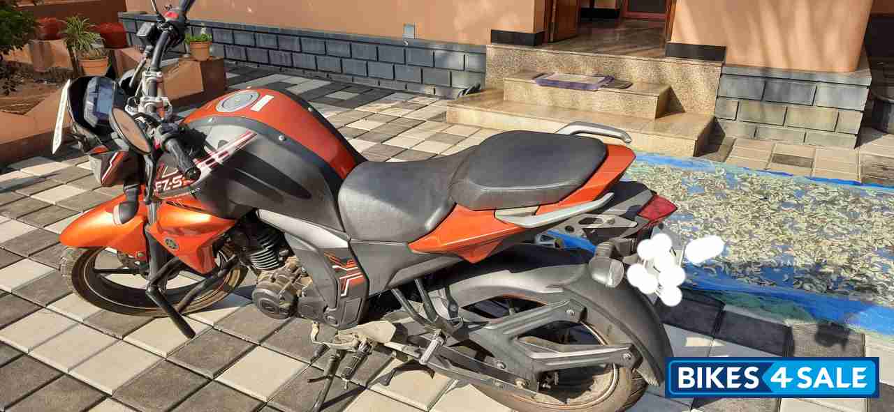 Orange And Black Yamaha FZ-S FI V2