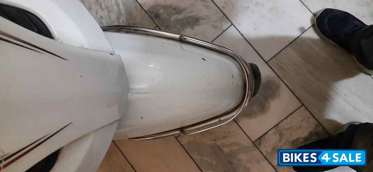 P S White Honda Activa