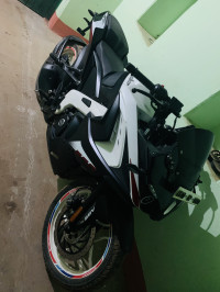 White Black Bajaj Pulsar RS 200 ABS