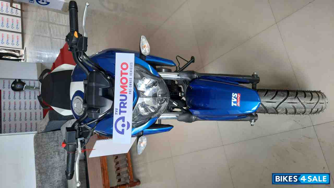 Blue TVS Apache RTR 160 4V