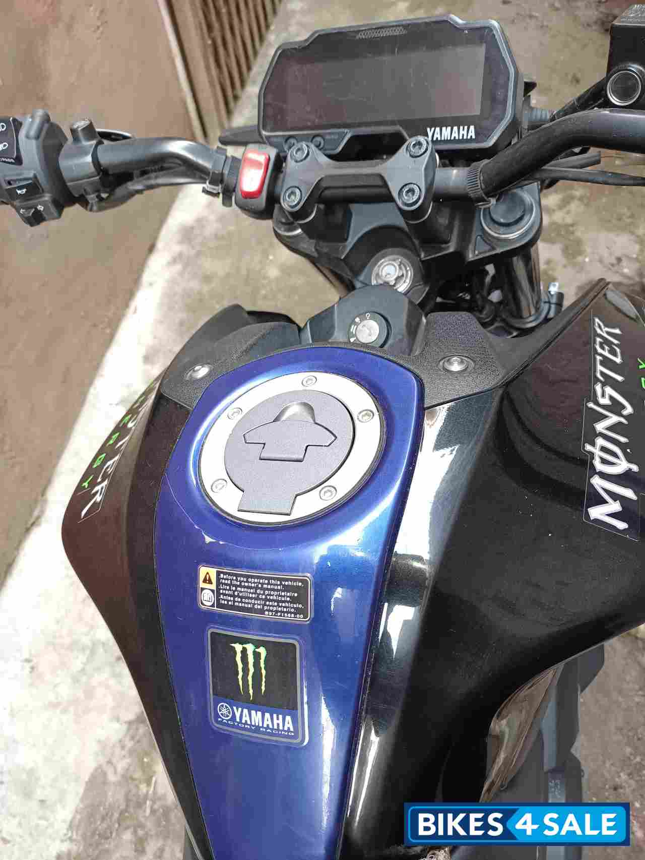 Black Yamaha MT-15 MotoGP Edition