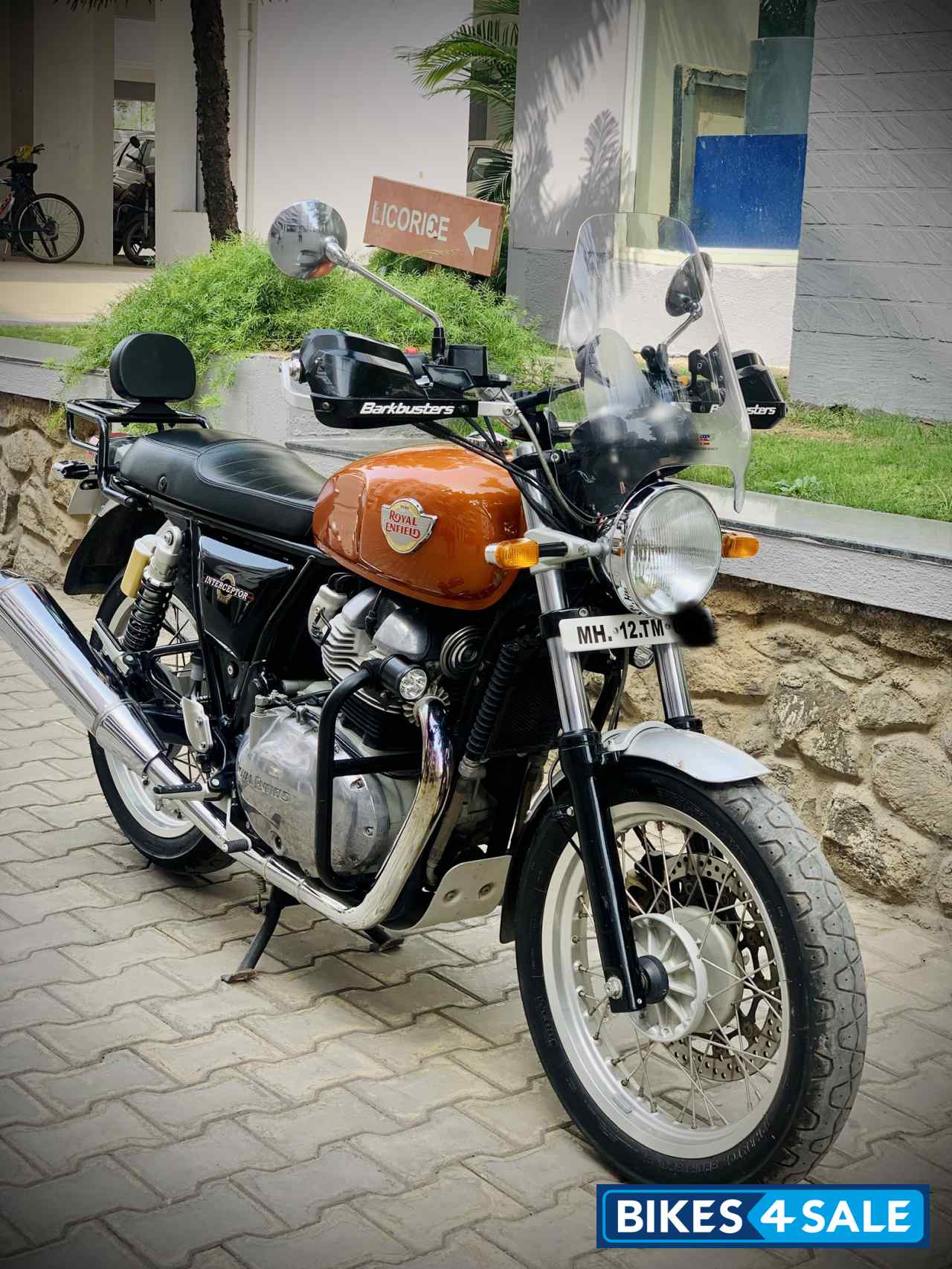 Orange Crush Royal Enfield Interceptor 650 Twin