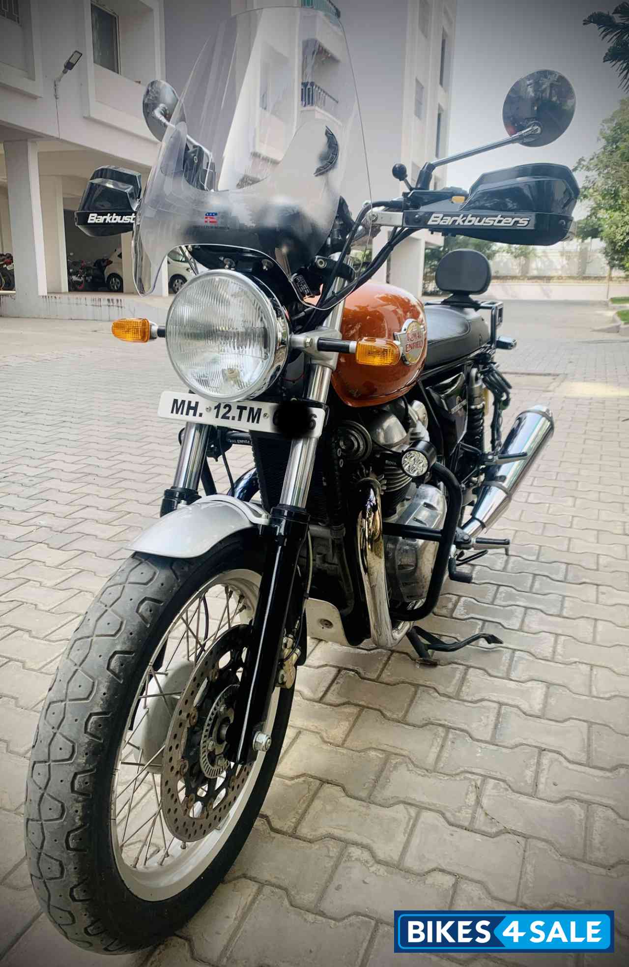 Orange Crush Royal Enfield Interceptor 650 Twin