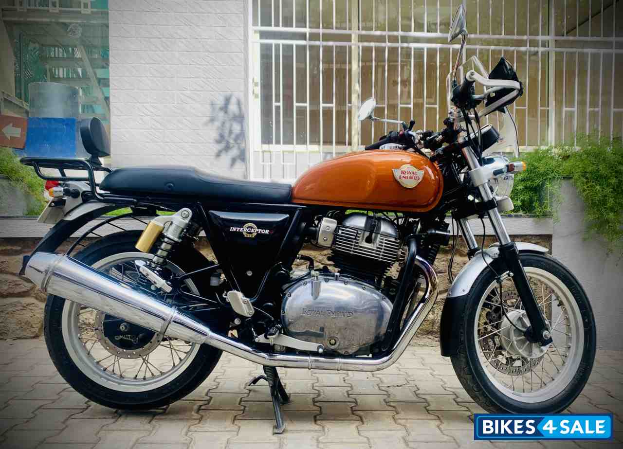 Orange Crush Royal Enfield Interceptor 650 Twin