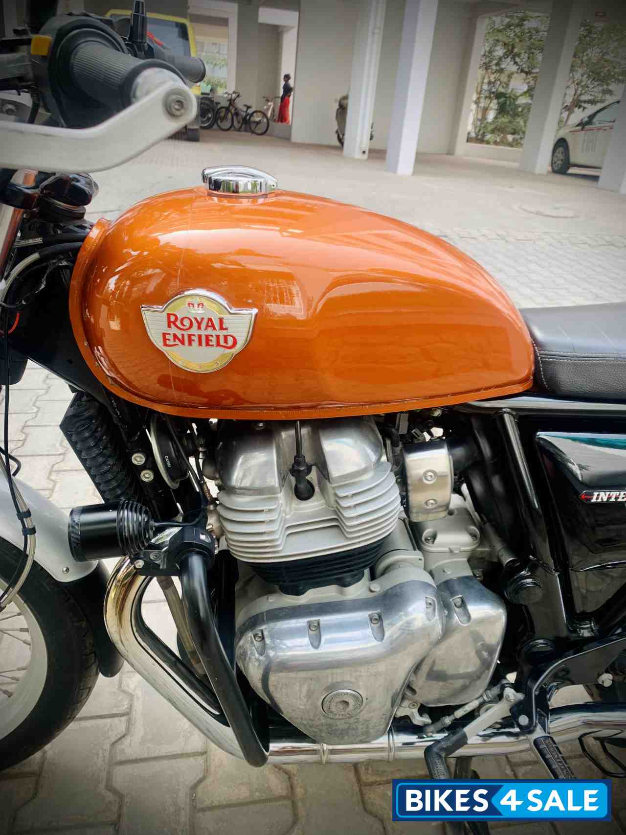 Orange Crush Royal Enfield Interceptor 650 Twin