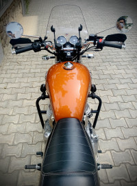 Orange Crush Royal Enfield Interceptor 650 Twin