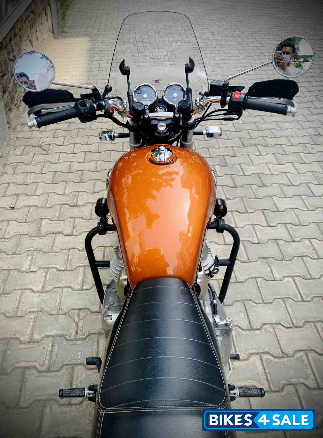 Orange Crush Royal Enfield Interceptor 650 Twin