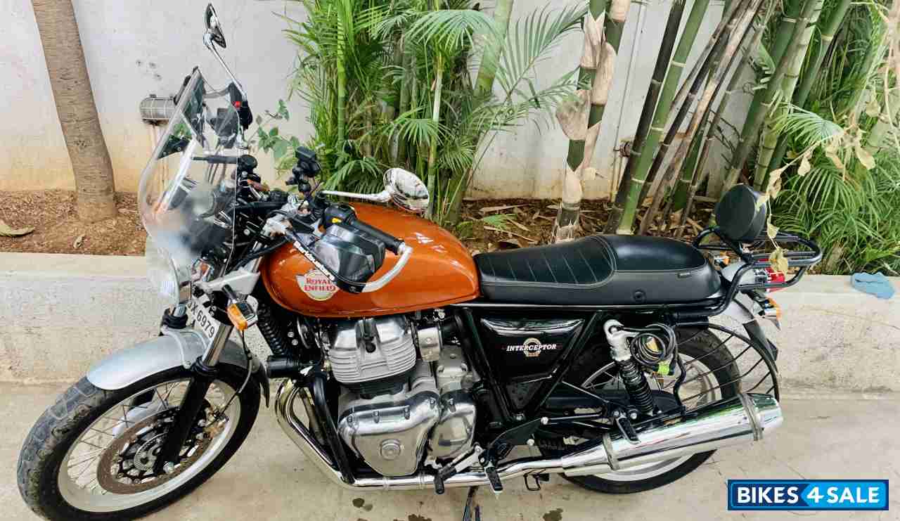 Orange Crush Royal Enfield Interceptor 650 Twin