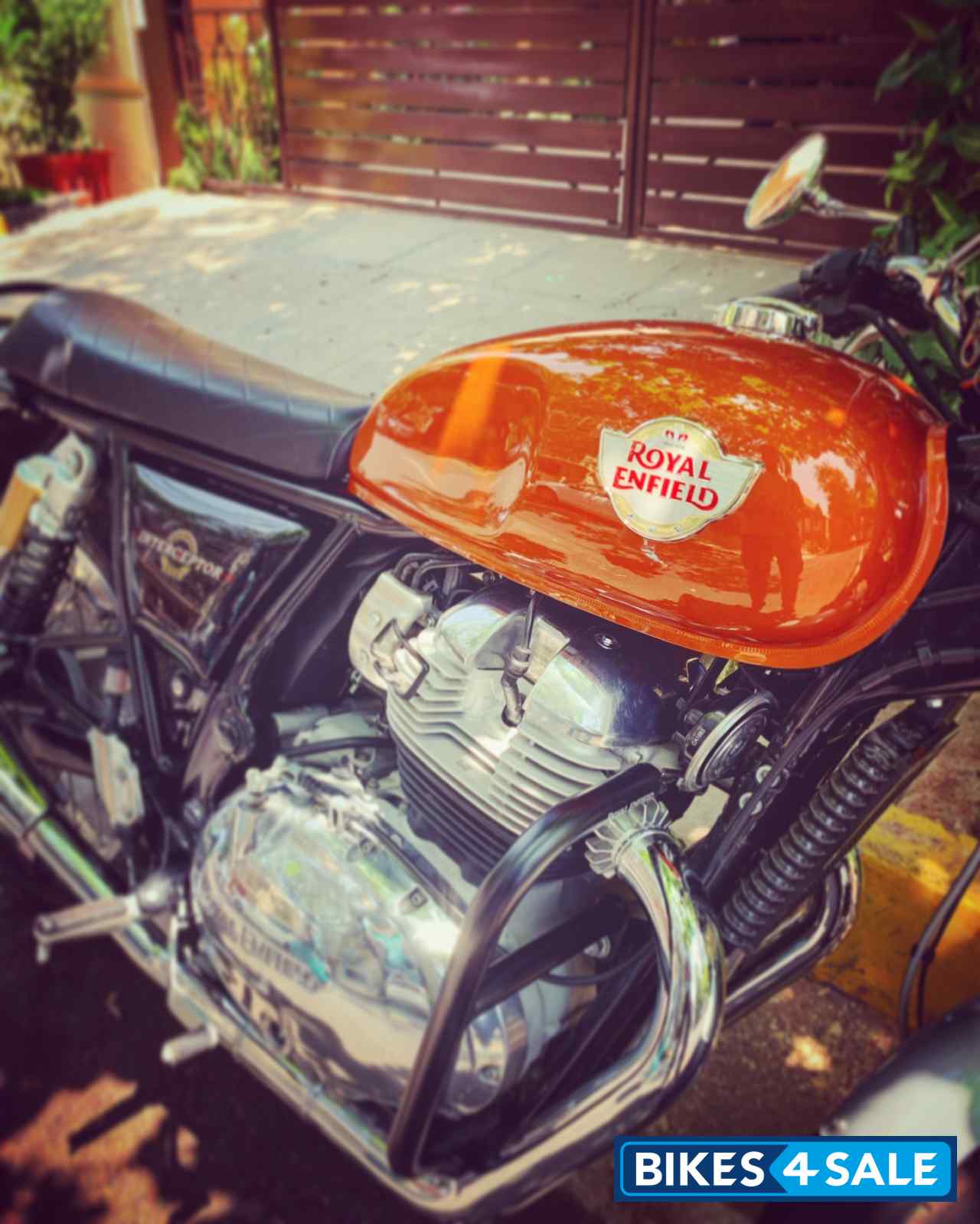 Orange Crush Royal Enfield Interceptor 650 Twin